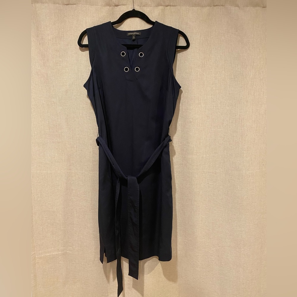 Navy Banana Republic Dress
